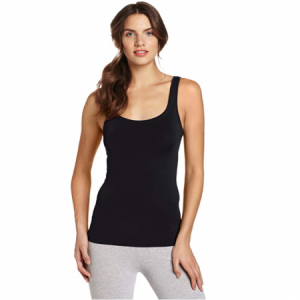 Microfibra de tirantes con cuello redondo y espalda