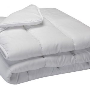 Pikolin Home - Relleno Nórdico, Edredón Hipoalergénico Infantil de Fibra Antiácaros para Cuna, Otoño-Invierno, 300 gr/m², color blanco, 110 x 140 cm (Todas las medidas)