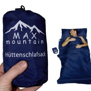 Saco de dormir para de microfibra, ligero, transpirable