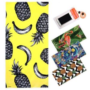 Toalla de Playa de Microfibra. Regalo Funda Impermeable