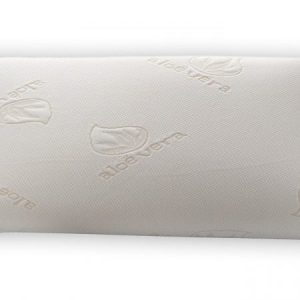 Dormio - Almohada viscoelástica, 90 cm núcleo Compacto. Doble Funda con Cremallera. Tejido Aloe Vera. Termorregulable adaptabilidad al Cuello