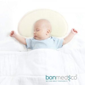 Almohada Guardián para Bebé, Contra el Síndrome de Cabeza Plana