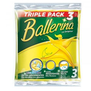 Ballerina - La Original - Paños Multiuso - 3 Paños