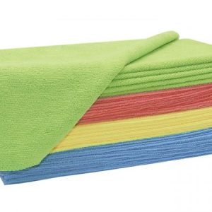 Set de 24 Trapos de Microfibra, bayetas de Microfibra, 32x32 cm, Colores Variados, Disponible en Set de 9